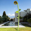 Buitendouche in zonnebloemdesign