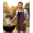 Barbecueschort van buffelleer