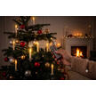 Led-kerstboomkaarsen van echte was, 10 stuks