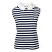 Gestreepte interlock-top