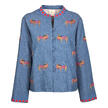 Nimo With Love jeansjack met borduursel voor de zomer