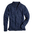 Junghans 1954 linnen poloshirt met lange mouwen