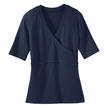 ‘Overslag’-blouse, korte mouwen