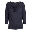 Modal micro-watervalkraag-shirt