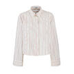 Fashion Charts natuurvezelmix-­streepjesblouse