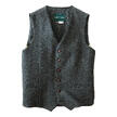 Celtic gilet van tweed/linnen