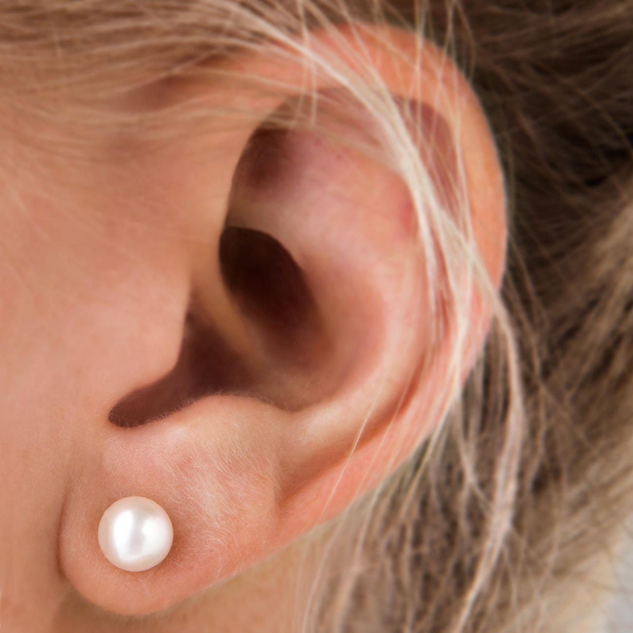Wonderlijk 2-in-1 oorbellen met 'zwevende parel' online kaufen HQ-65