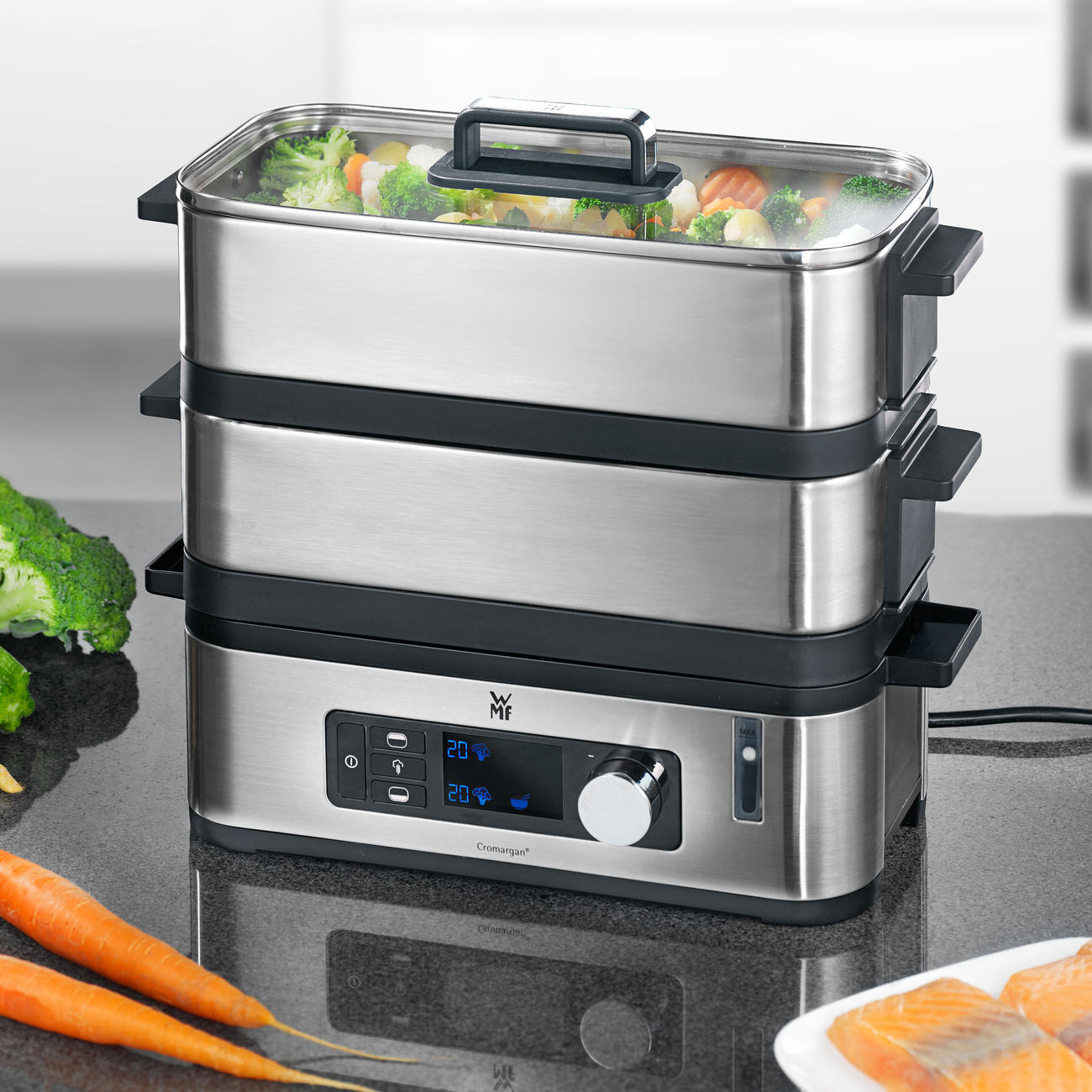 Cuiseur à Oeuf WMF MyEgg 1 Oeuf - Avec Coquetier, 56W, Réglage Dureté, Design Compact