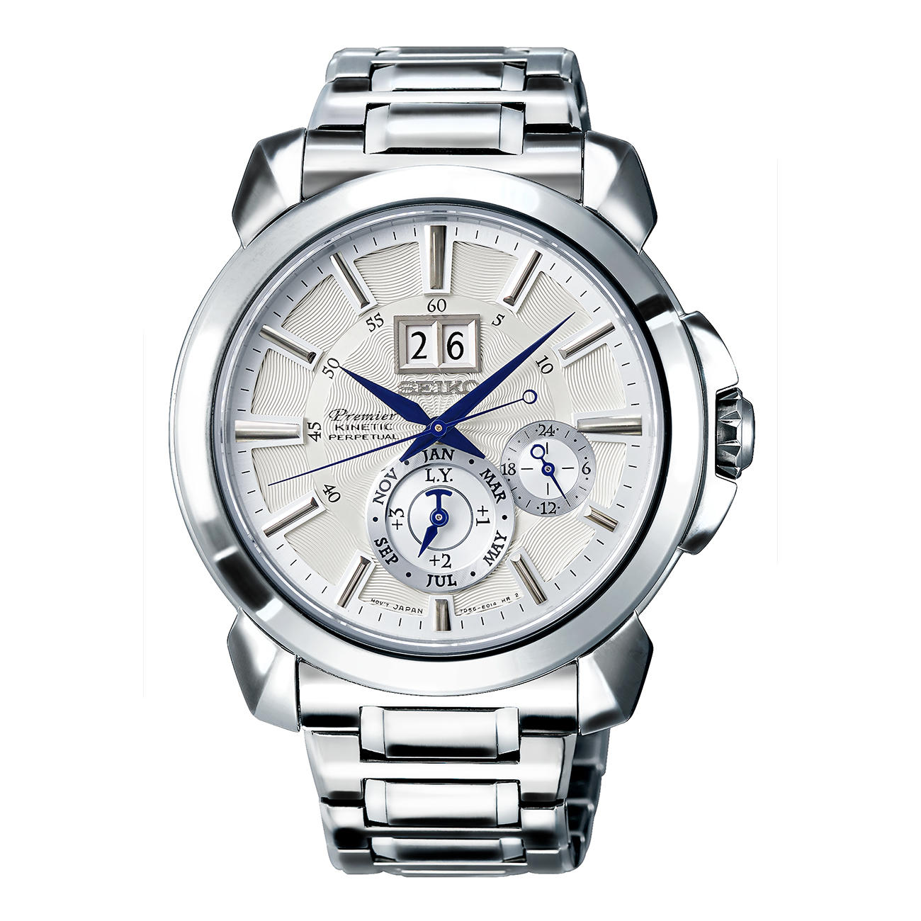 Seiko Premier Kinetic Perpetual Herenhorloge SNP159P1