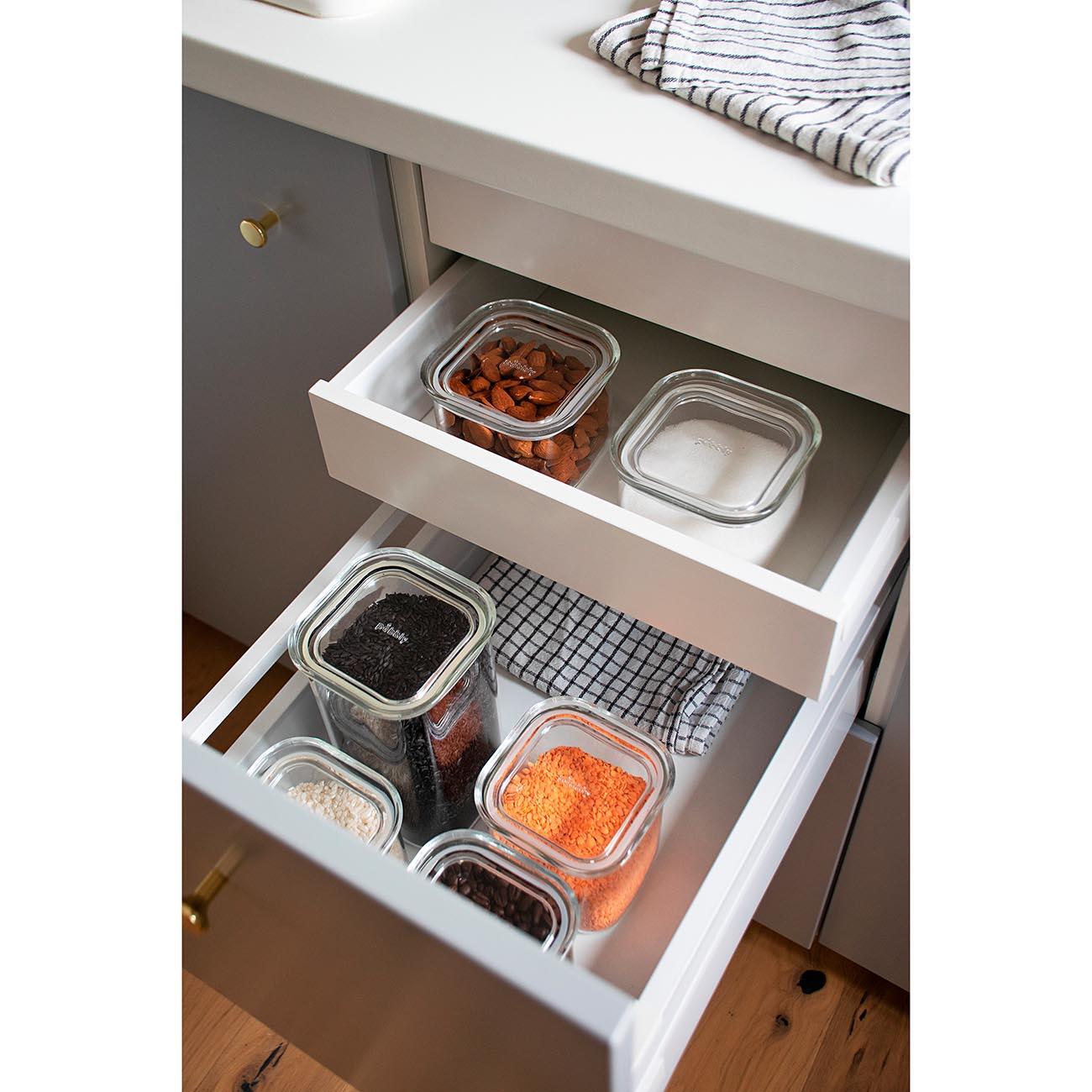 Secret de Gourmet Voorraadbus - voorraadpot - 1000 ml - glas - met