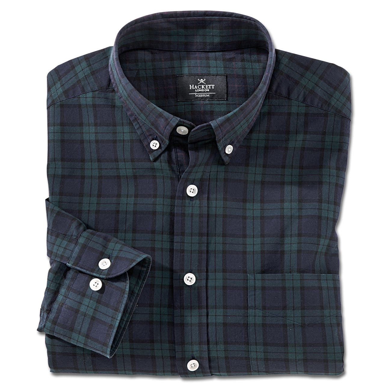 Hackett Black Watchtartanoverhemd ontdek