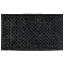 antraciet, rechthoekig, 50 x 80 cm Rechthoekige mat van gerecycled rubber, antraciet, met gestructureerde oppervlakte.