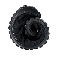 zwart Barfuß-leguano Sneaker in zwart, opgerold.