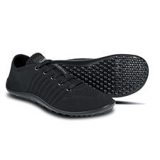 zwart Barfuß-leguano Sneaker in zwart, zijaanzicht met de zool.