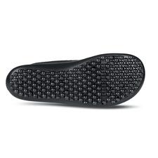 zwart Onderkant van een zwarte Barfuß-leguano® sneaker met antislipprofiel.