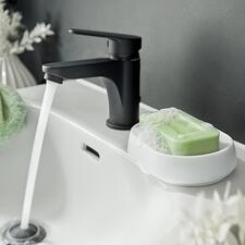 Base Zeep Pomp Houder Douche - Mat Zwart