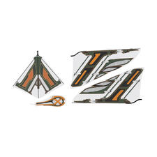 Vervangende vleugelset voor een speelgoed of model