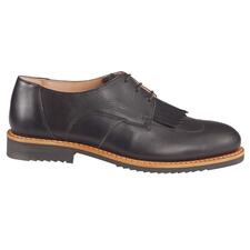 desenrasco Urban-Derby Bruine desenrasco Urban-Derby met franjes in zijaanzicht.