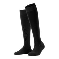 dames, kniekousen, zwart FALKE ClimaWool kniekousen in zwart, paar bestaande uit een linker en een rechter kous