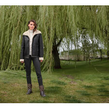Zeagoo Bomberjack voor dames, kort, blouse-jasje, lichte vliegerjas, lange mouwen, casual, herfst, pilotenjas, winter, outwear, jas, S-XXL, donkergrijs, S