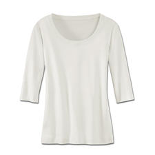 wit Wit Wolff-shirt op een neutrale achtergrond.