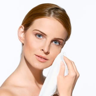 'Micro Peeling' gezichtsdoek, set van 2 of rugscrubber Een uiterst dun microweefsel maakt uw huid poriëndiep schoon en glad.