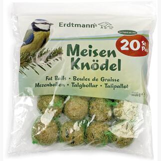 20 vetballen in een handige verpakking voor wintervoedering.