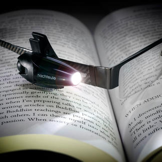 Led-leeslamp ‘Nachtbraker’ Geniaal om bij te lezen in bed, op langeafstandsvluchten of treinreizen. En u hebt beide handen vrij.