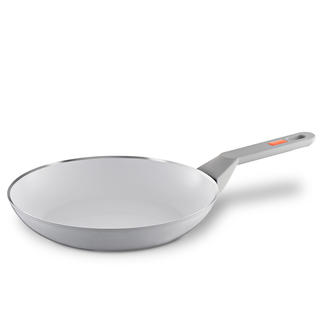 White Induction koekenpan of grote koekenpan Hoogwaardige keramische pan. Krasbestendig. Hittebestendig tot 400 °C.