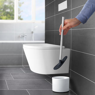 Siliconen toiletreiniger Veel flexibeler en hygiënischer dan normale toiletborstels.