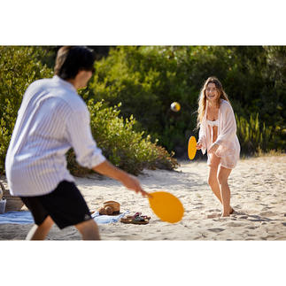 Beachball, set van 2 Designvariant van de populaire, klassieke beachballset. Hoogwaardig met de hand gemaakt in Spanje.