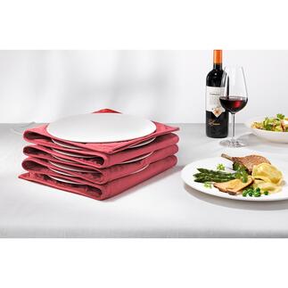 Bordenwarmer Met heet eetoppervlak en handwarme randen. Voor max. 8 grote (pasta)borden.