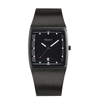 Obaku vierkant horloge Smal en elegant in plaats van groot en opvallend. Tijdloos Deens design. Goed afleesbare wijzerplaat.