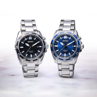 Seiko kinetisch horloge Loopt tot 100 keer langer dan gangbare automatische horloges. Voor zowel dames als heren.