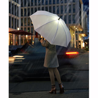 Paraplu met ledverlichting Paraplu met ledverlichting: om beter te zien en gezien te worden in het donker.