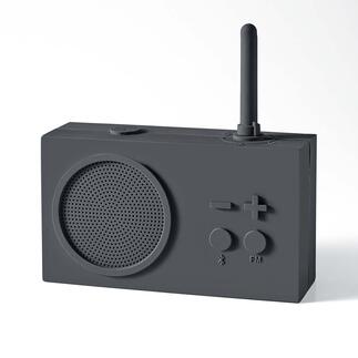 Designradio  Compacte TYKHO  radio: het design-icoon van de jaren 90, nu in een nieuw jasje met FM- en bluetooth functie.