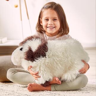 Schaap met lamsvacht Verwencomfort: schaap met lamsvacht voor ontspanning en warmte.