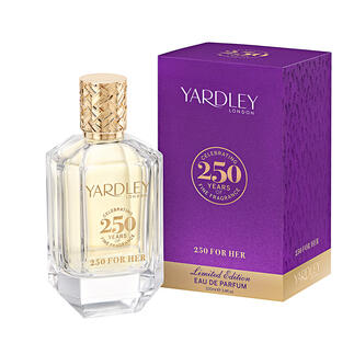 Yardley ‘250’ eau de parfum, 100 ml Van de meesterparfumeur met 250 jaar ervaring: het jubileumparfum van Yardley/Londen.