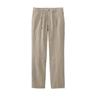 Comfortabele broek met rijgkoord Zo stijlvol kan een comfortabele zomerbroek zijn. In luchtige, frisse mix van katoen en linnen.