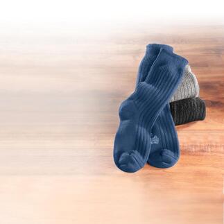 Corgi-kasjmiersokken Zeldzame luxe: heerlijk zachte, dikke sokken van 100% tweedraads kasjmier. Een zachte weldaad na een zware dag