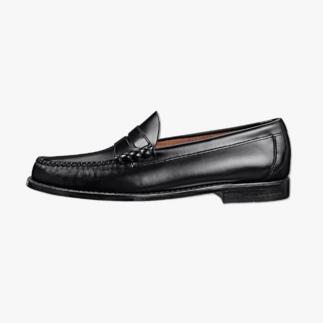 Zijaanzicht van een G.H. Bass Pennyloafer Weejuns in zwart voor mannen, maat 41.