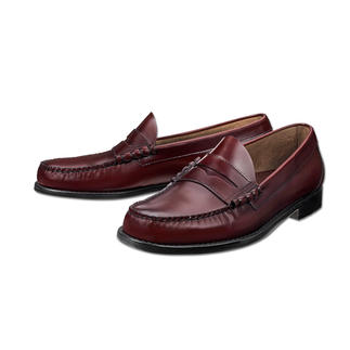 Bordeauxkleurige G.H. Bass Pennyloafer Weejuns met klassiek ontwerp.