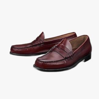 Bordeauxkleurige G.H. Bass Pennyloafer Weejuns met klassiek ontwerp.