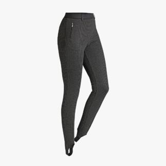 RAPHAELA BY BRAX steghose houndstooth op lichte achtergrond.