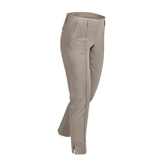 Beige 7/8-stretchbroek van Seductive zijdelings