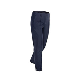 Donkerblauwe 7/8-stretchbroek van Seductive zijdelings