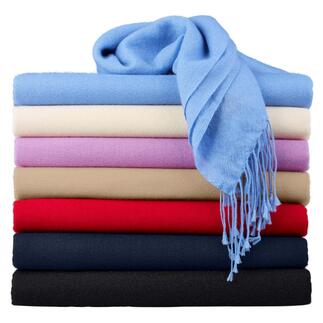 Pashmina-sjaal Met de hand geweven Pashmina: zo dun, dat u de stola door uw trouwring kunt halen.