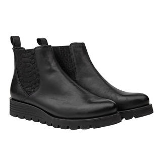 Zwarte Apple of Eden Chelsea-boots, voorkant