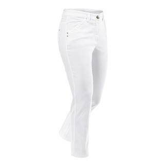 Witte zomerbroek in 7/8 stijl.