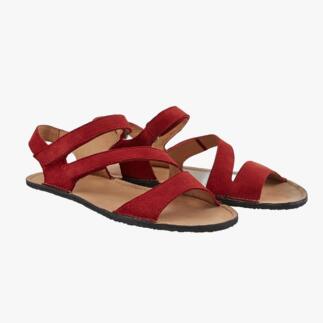 Rode Sole Runner® ultralichte sandaal met meerdere banden.